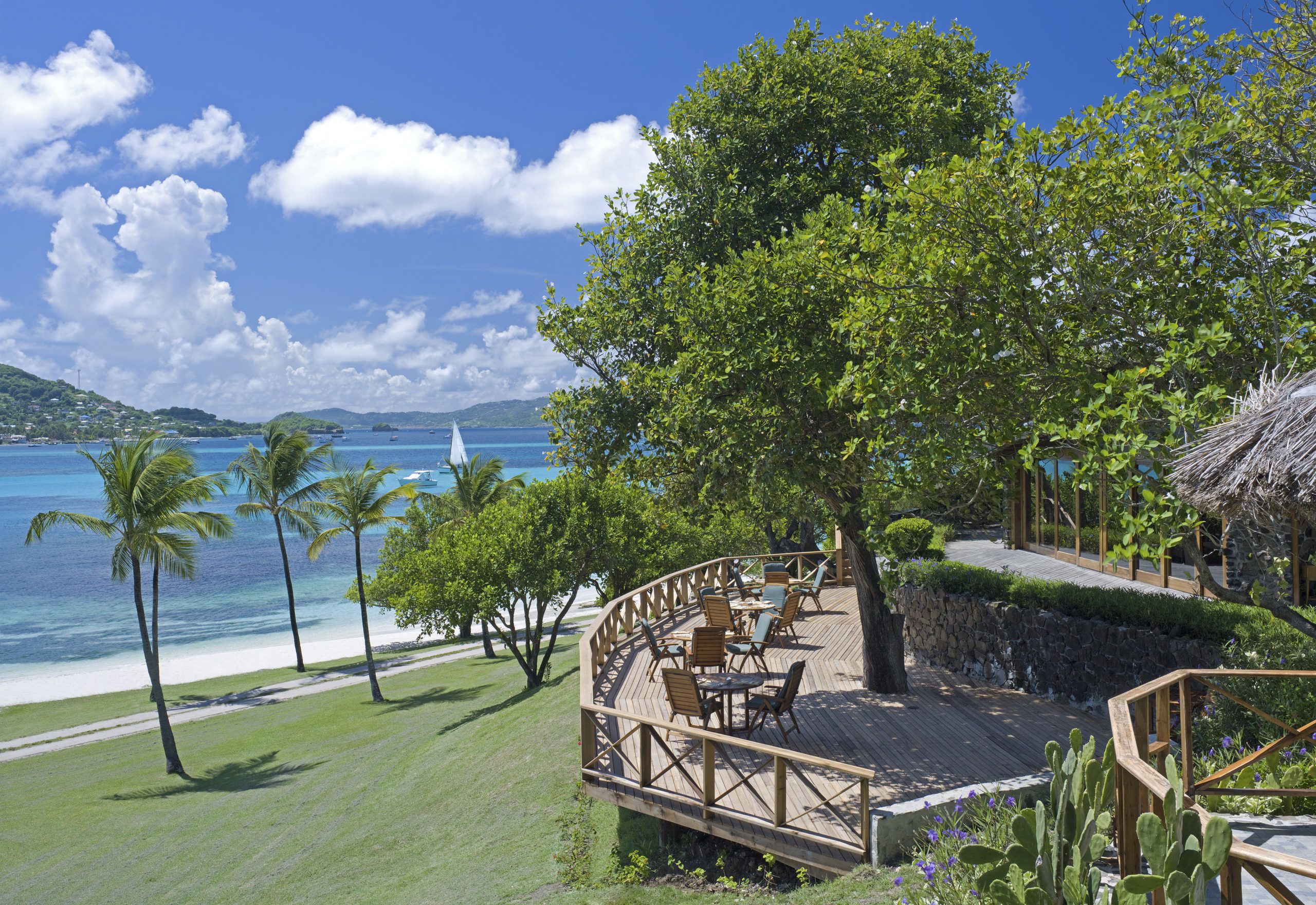 Main Restaurant on petit st. vincent